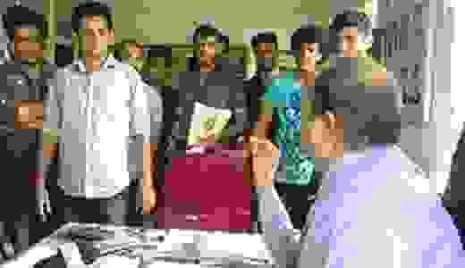srinivas protest 2